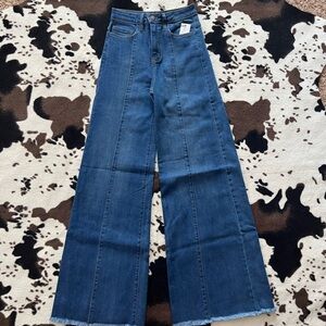 The Good Babes Co. - Loretta Trouser Jeans in Medium Wash - Size 26